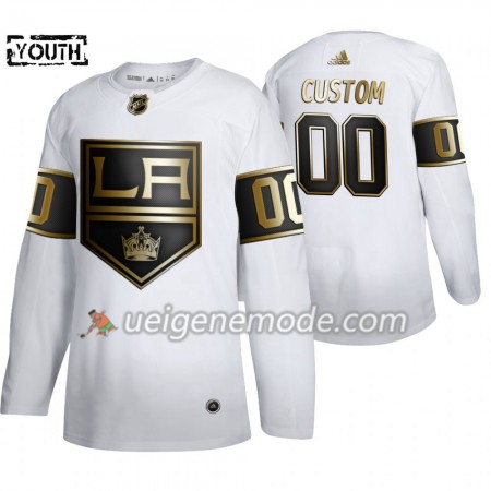 Kinder Eishockey Los Angeles Kings Trikot Custom Adidas 2019-2020 Golden Edition Weiß Authentic